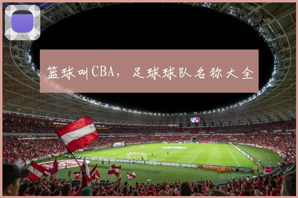 篮球叫CBA，足球球队名称大全